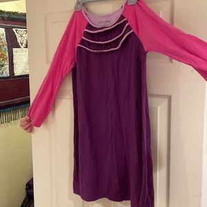 Garnet Hill Kids Girls size 14 Long Top Like Dress